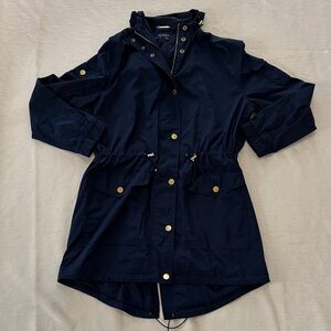 Brooks Brothers Dark Blue Utility Jacket with Gold Accents